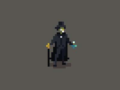Halloween Countdown #6 dr jekyll and mr hyde halloween pixel art