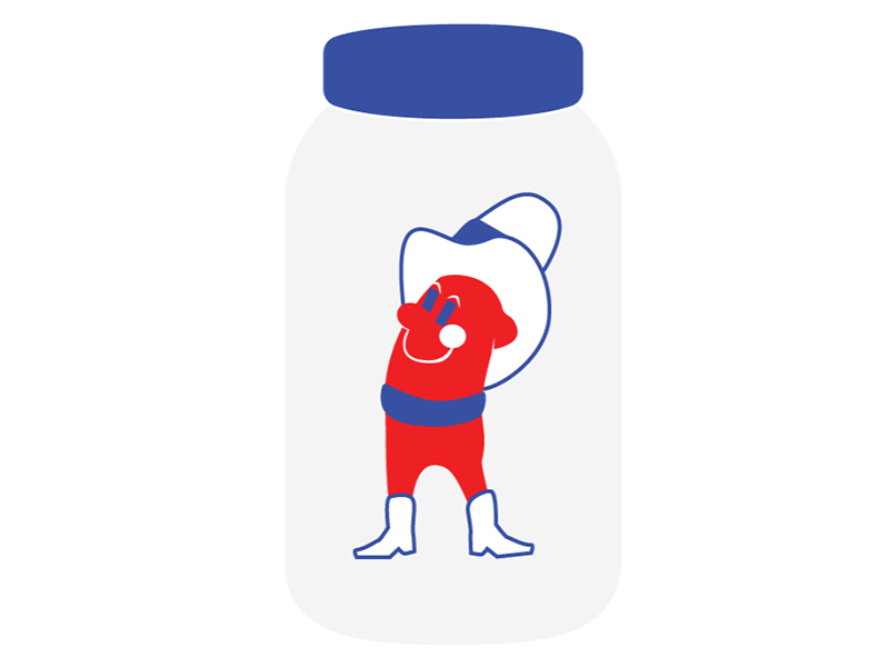 Big John's Pickled Sausage after effects animated illustration illustrator