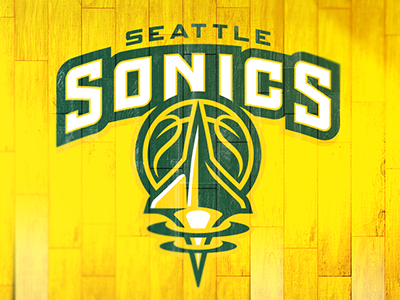 Seattle Sonics Identity Concept basketball identity sports