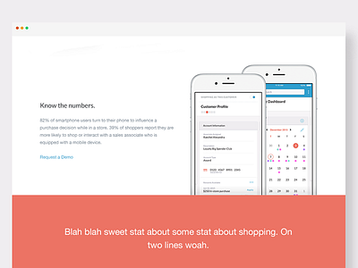 Website Update design ecommerce iphone numbers simple stats ui ux web web design web page