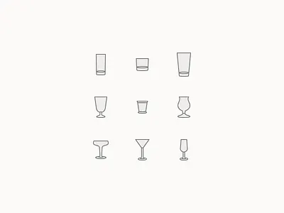 Old Sport Cocktail Icons cocktails coupe highball julep martini old fashioned pint sour