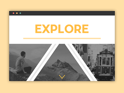 Daily UI // 003 Landing Page 003 challenge dailyui landing page travel ui web