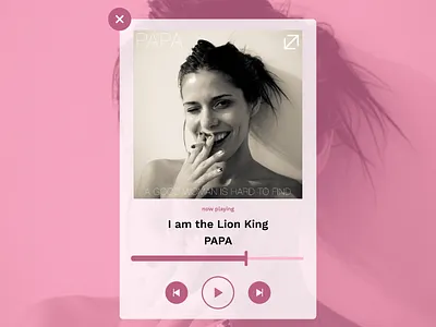 Day 009 Music Player Redux 009 dailyui day module music player ui