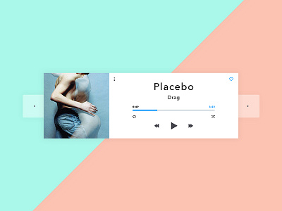 Music player PSD freebie #dailyui Day 009 clean dailyui design free download freebie inspiration material minimal music player psd ui ux