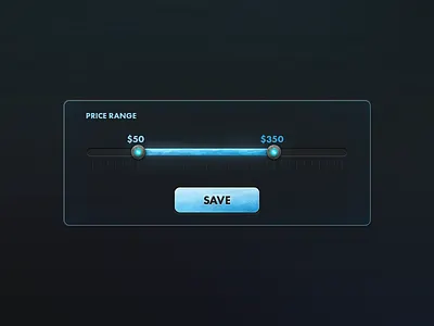 UI Element Challenge -- Day 096 Price Range daily challenge price range slider ui ui design