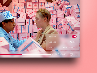 DailyUI 007 — Settings airplay dailyui movieplayer player settings subtitles