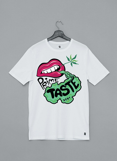 Prime Taste CBD Brand Development branding cbd graphic design hemp illustration legalweed t shirt design