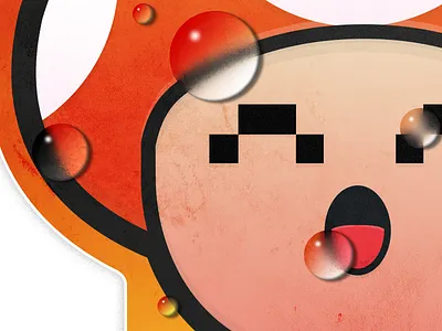 detailshot of my long-lasting sticker campaign sticker