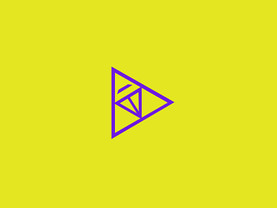Diamond hidden inside the play button branding diamond graphic ideation logo concept media play