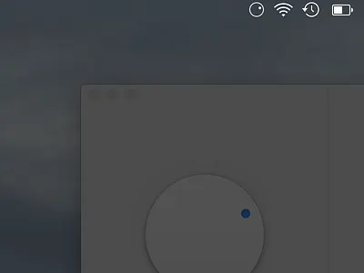 Dark Mode Status Icon app apple control demo dimmer gesture mac osx sketch ui ux vector