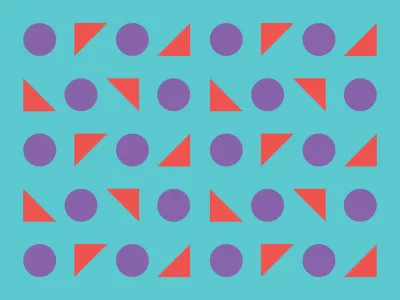 ● ◤●◢ ● ◣●◥ ● color geometric geometry pattern shape