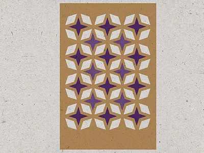 Christmas Patterns a3 a4 design gold graphics pattern poster pruple riso stars