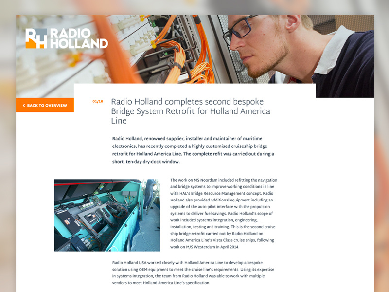 Example of Content page