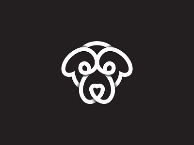 Dog branding dog line logo mark nevada pup reno