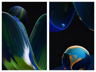 WnW Colors acrylic color colors detail details digital freelance mixedmedia paint painted texture