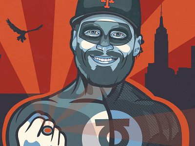 Daniel Murphy as Green Lantern - New York Mets - ESPN baseball daniel murphy espn green lantern new york mets portraits sports super heroes world series