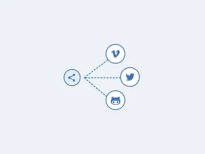 Day 10/30 - Social Share daily icons media share social ui