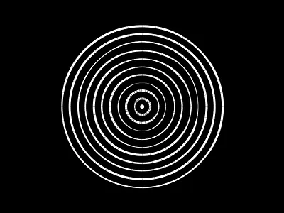 Callus black concentric irregular minimal white