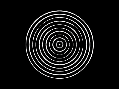 Callus black concentric irregular minimal white