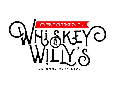 Whiskey Willy's branding logo packaging