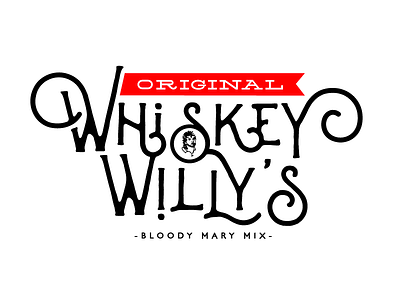 Whiskey Willy's branding logo packaging