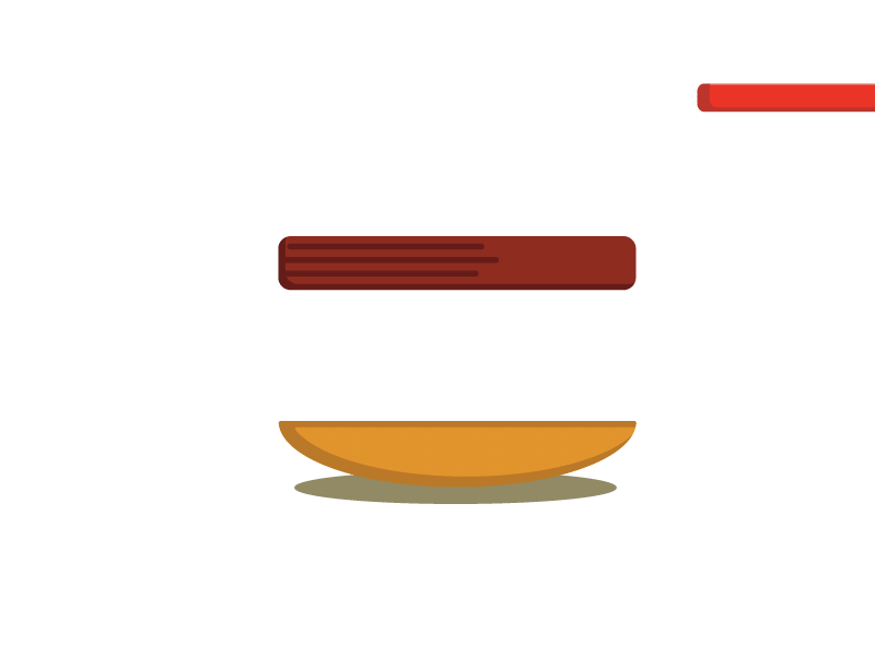 Burger animation fast flat food hamburger illustration sauces