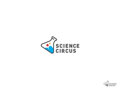 Science Circus Logo Final branding cheerful circus colorful design fun happy identity logo playful science typography