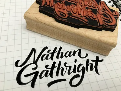 Personal Stamp ink personal branding stamp