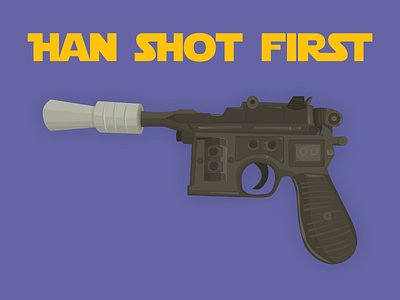 Blaster Pistol blaster blaster pistol han solo starwars