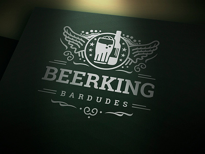 Beer Club Logo alcohol label bar beer bistro caffee drink food irsh party restaurant tavern wheat wings