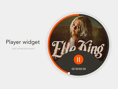 Player widget－ juzi entertainment player ui widget