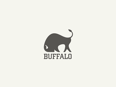 Buffalo bison buffalo logo