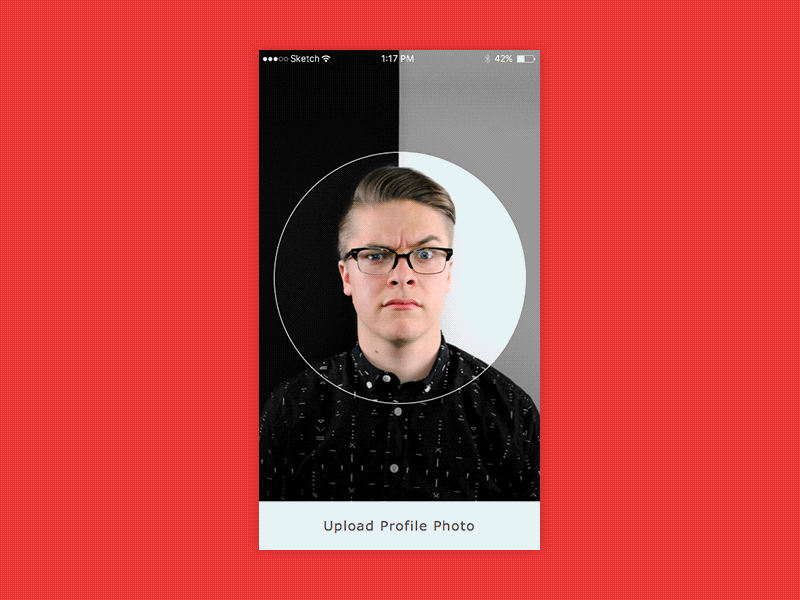 Error Flash Message 011 dailyui error failed ios iphone loading photo popup profile screen upload