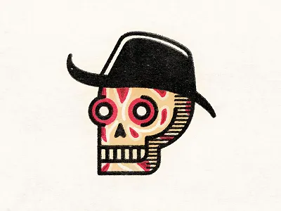 Freddy Skullger elm street freddy krueger halloween horror nightmare on elm street skull skull a day skulltober