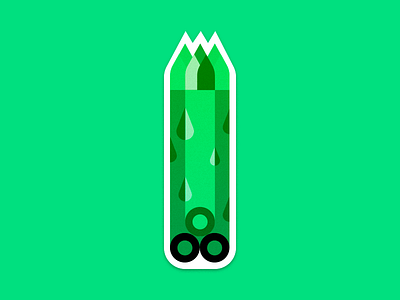 Assparagus scary stickermule theworst veggies