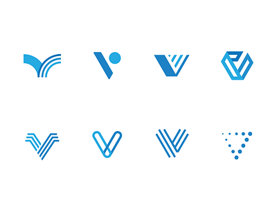 v v rejected branding icon logo logomark v