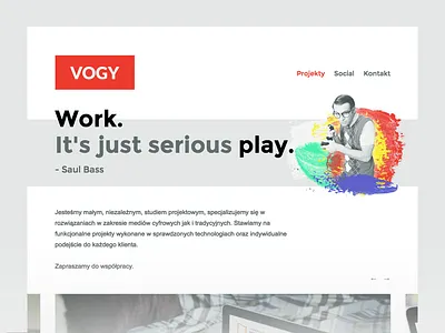 vogy digital agency folio portfolio simple