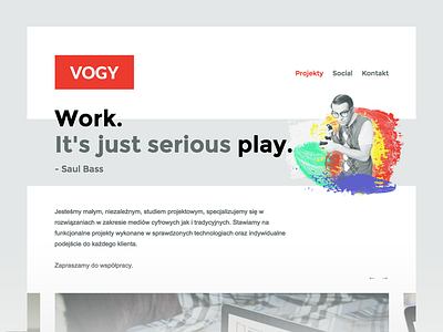 vogy digital agency folio portfolio simple