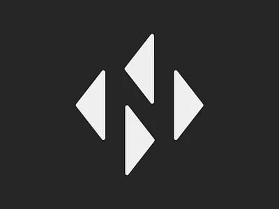 Nick Noble Works Logo brand identity logo monogram