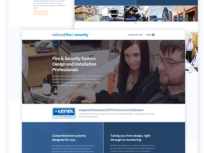 TFS Homepage club studio homepage responsive splash video web design