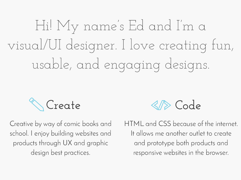 Example of Portfolio
