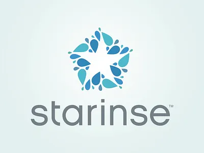 Starinse branding design healthcare identity logo mouth rinse wash