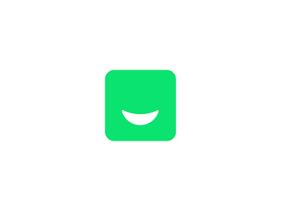 Frrand Icon box friend frrand green icon logo minimal simple startup