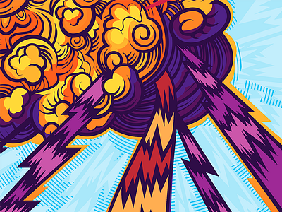 DRBL1028 art print psychdelic vector