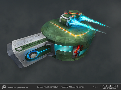 protective construction art concept dribbble game space station texturing