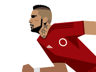 Arturo Vidal WIP arturo vidal bayern munich chile football illustration soccer sport vector vidal