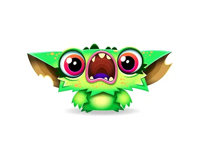 Happy Monsters #4 character design digital illustration eyes gizmo goblin gremlin halloween monster mutant painting vector
