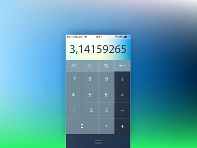 Day 003 - Calculator daily100 dailyui ui ux