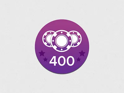 Poker Badge2 badge casino chip facebook games gaming icon icondesign illustration poker