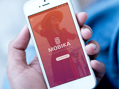 MOBIKA - Next Generation Mobile Template design gradient iphone mobile mobile design mobile layout mobile site mobile template mobile ui mobile web app responsive design web design